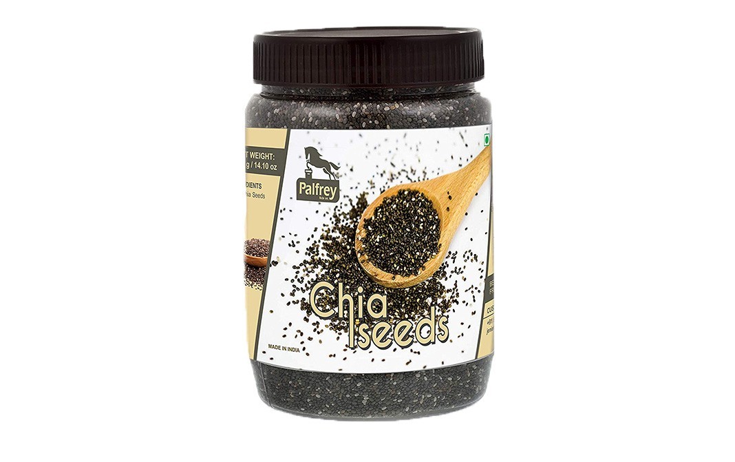 Palfrey Chia Seeds    Plastic Jar  400 grams
